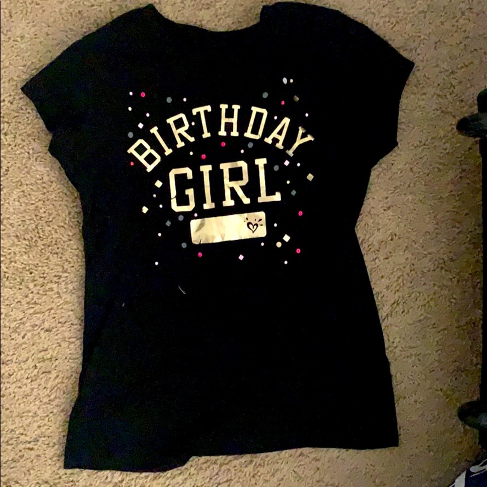 Fun justice birthday girl shirt!!